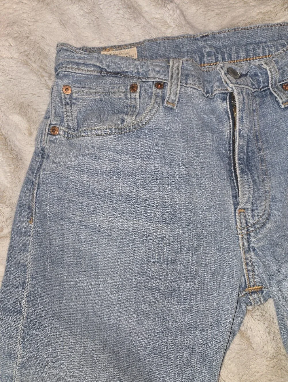 Big E Levi's Premium Denim Jeans (W31 L32) Light Wash Premium Classic